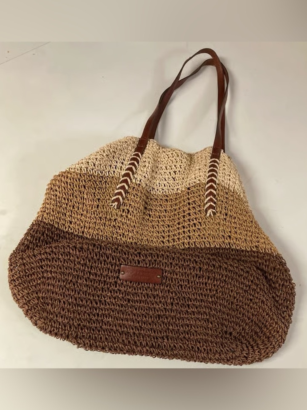Lucky Brand Raffia Tote